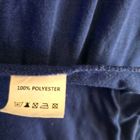 WOMENS PLUS SIZE 26 BLUE DRESS - NEMIDOR - Deep V - Picture 6 of 6